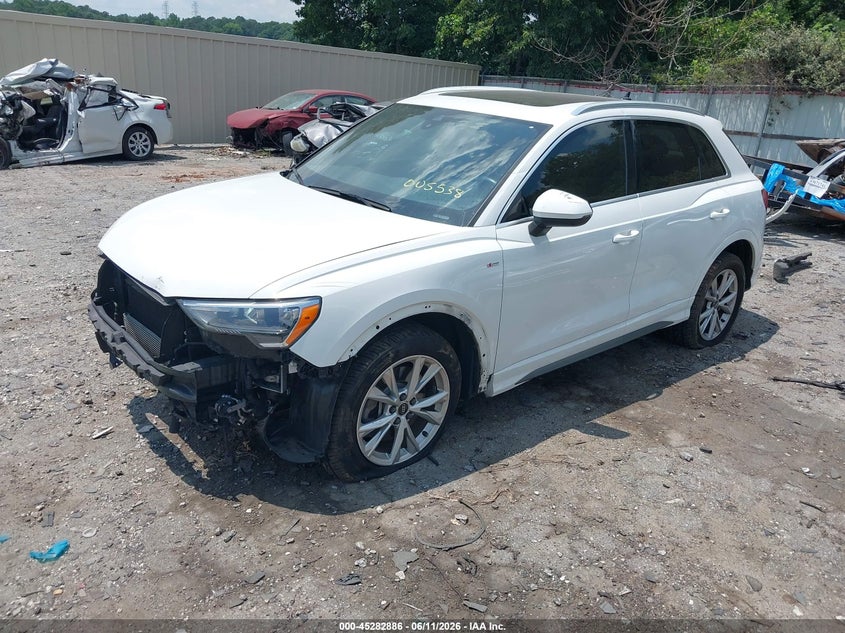 Vin: wa1decf30n1005538, lot: 45780722, audi q3 premium s line 45 20222