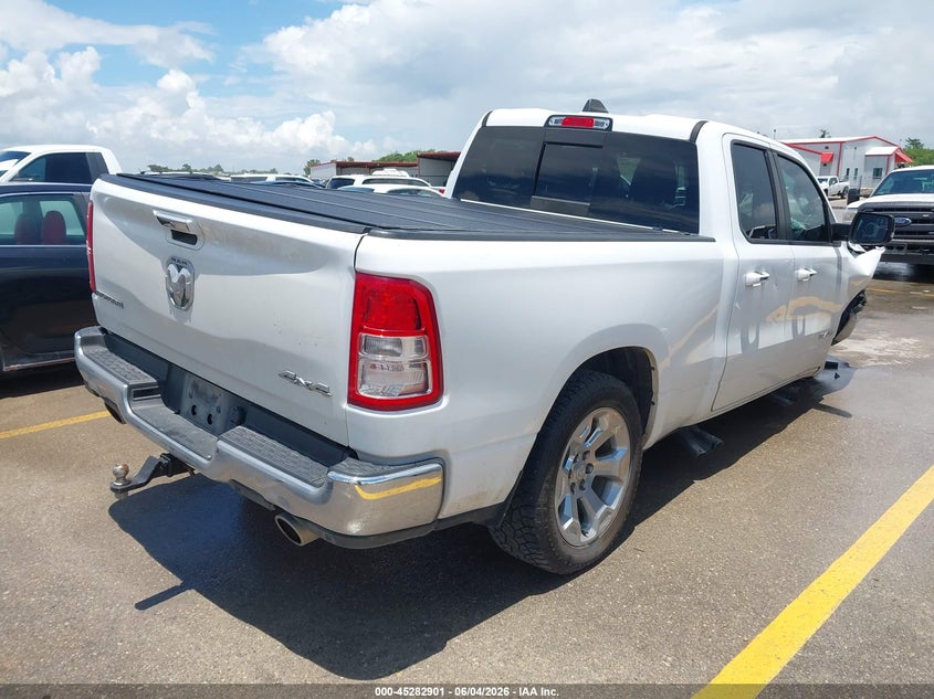 Vin: 1c6srfbt4kn921918, lot: 45780737, ram 1500 big horn/lone star  4x4 6'4 box 20194