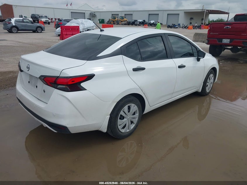 Vin: 3n1cn8dv4sl820156, lot: 45780782, nissan versa 1.6 s 20254