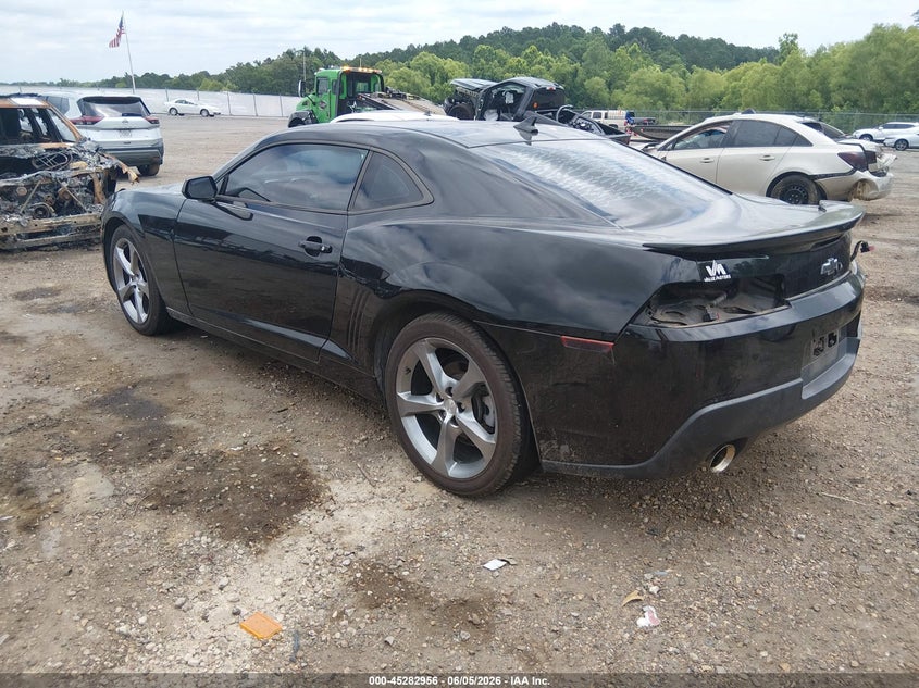 Vin: 2g1fb1e31e9243447, lot: 45780792, chevrolet camaro 1lt 20143