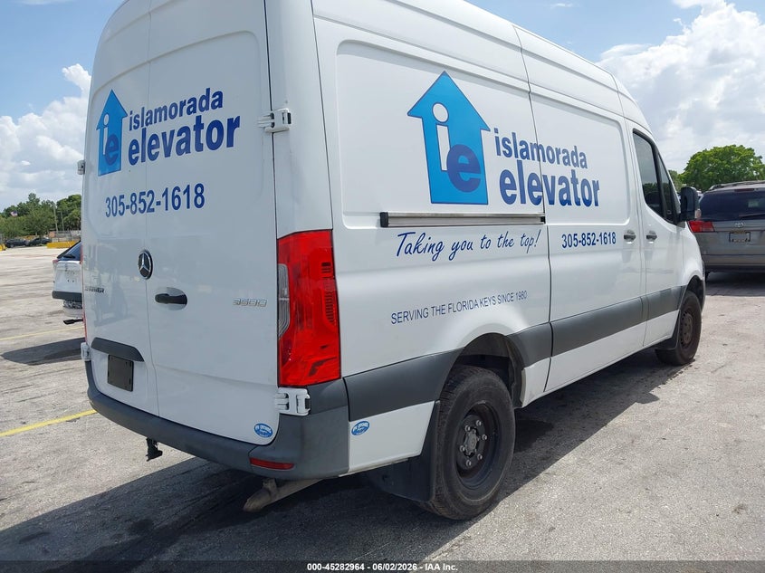 Vin: w1y5dbhy7mt056470, lot: 45780800, mercedes-benz sprinter 3500 high roof i4 20214