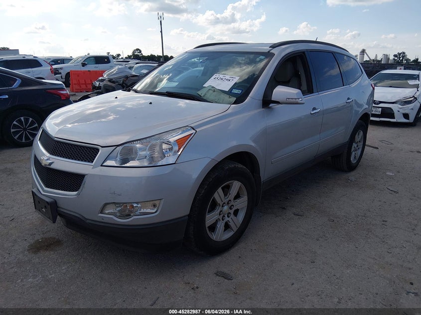 Vin: 1gnkrjed3cj221064, lot: 45780823, chevrolet traverse 2lt 20122