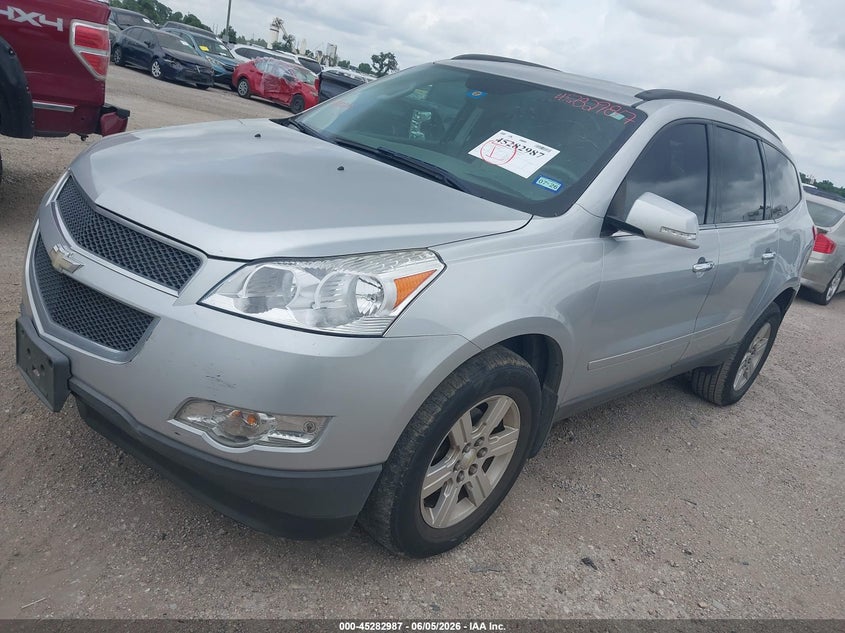 Vin: 1gnkrjed3cj221064, lot: 45780823, chevrolet traverse 2lt 20122