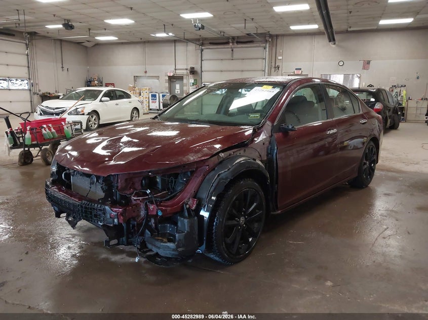 Vin: 1hgcr2f50ea140103, lot: 45780825, honda accord sport 20142