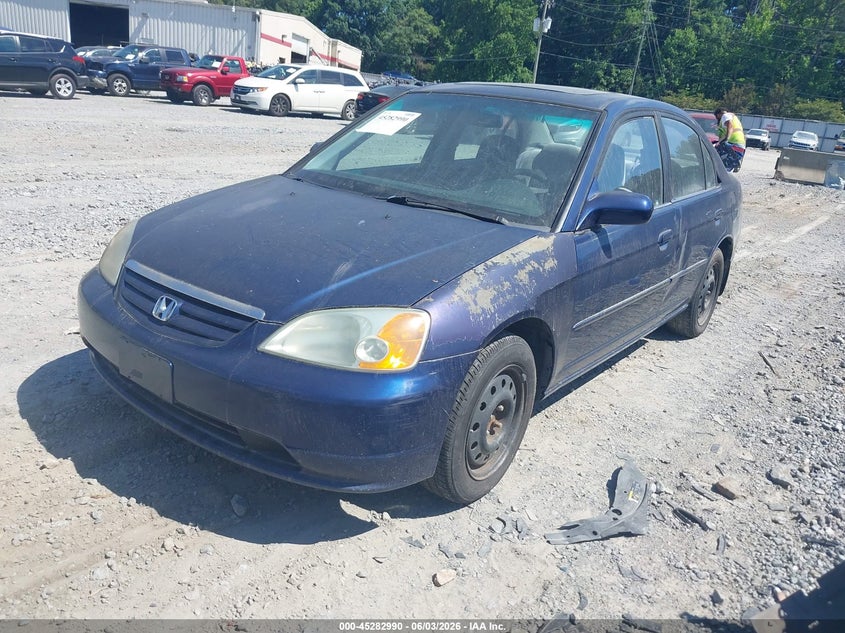 2001 Honda Civic Ex 1HGES26721L054692 photo 1