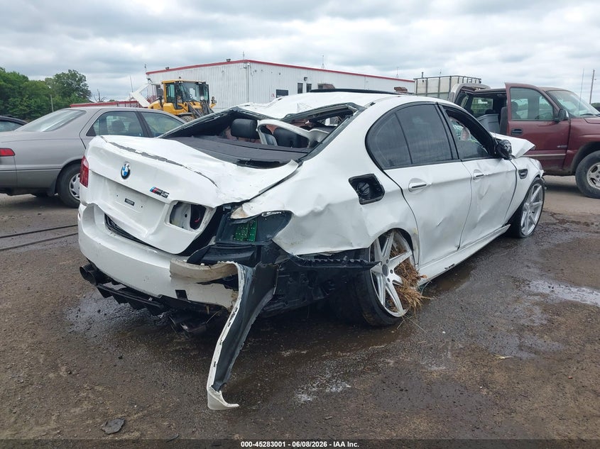 Vin: wbsfv9c55gg343372, lot: 45780837, bmw m5 20164