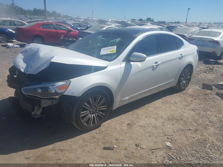 Vin: knaln4d70f5180408, lot: 45780846, kia cadenza premium 20152