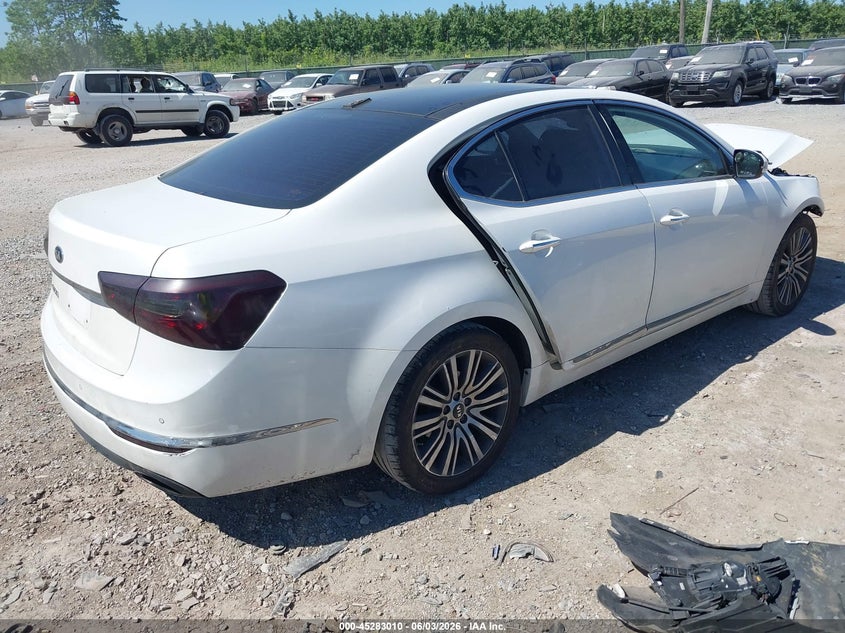 Vin: knaln4d70f5180408, lot: 45780846, kia cadenza premium 20154