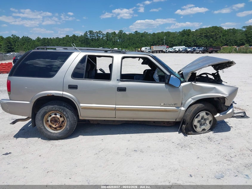 2002 Chevrolet Blazer Ls VIN: 1GNDT13W22K186461 Lot: 45283037