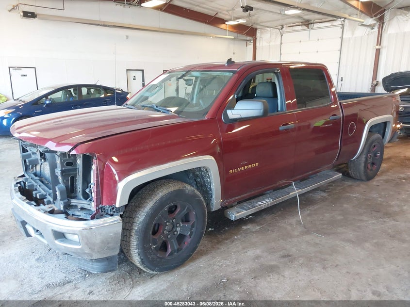 Vin: 3gcukrec8eg106198, lot: 45780879, chevrolet silverado 1500 1lt/2lt 20142