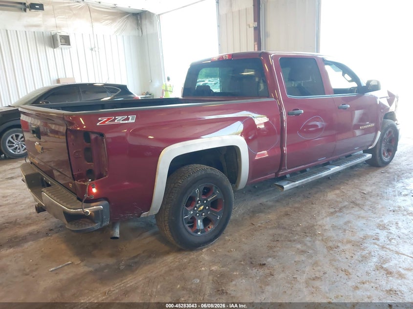 Vin: 3gcukrec8eg106198, lot: 45780879, chevrolet silverado 1500 1lt/2lt 20144