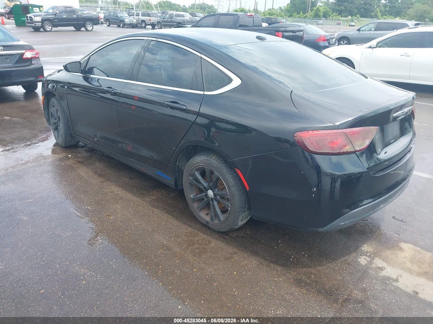 Vin: 1c3cccabxfn607738, lot: 45780881, chrysler 200 limited 20153