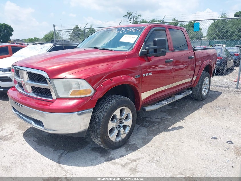 Vin: 1d7rv1ct7as192338, lot: 45780900, dodge ram 1500 st 20102