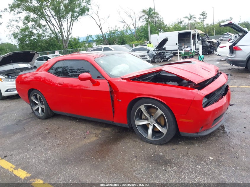 Vin: 2c3cdzbt0fh788347, lot: 45780905, dodge challenger r/t plus shaker 20151