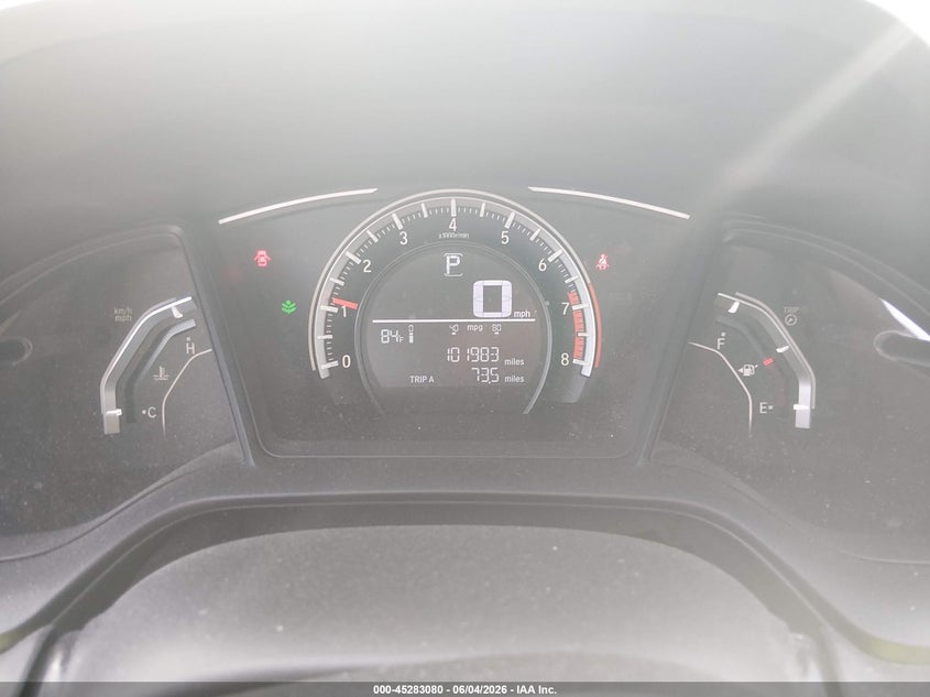 2017 Honda Civic Lx VIN: 19XFC2F57HE055886 Lot: 45283080