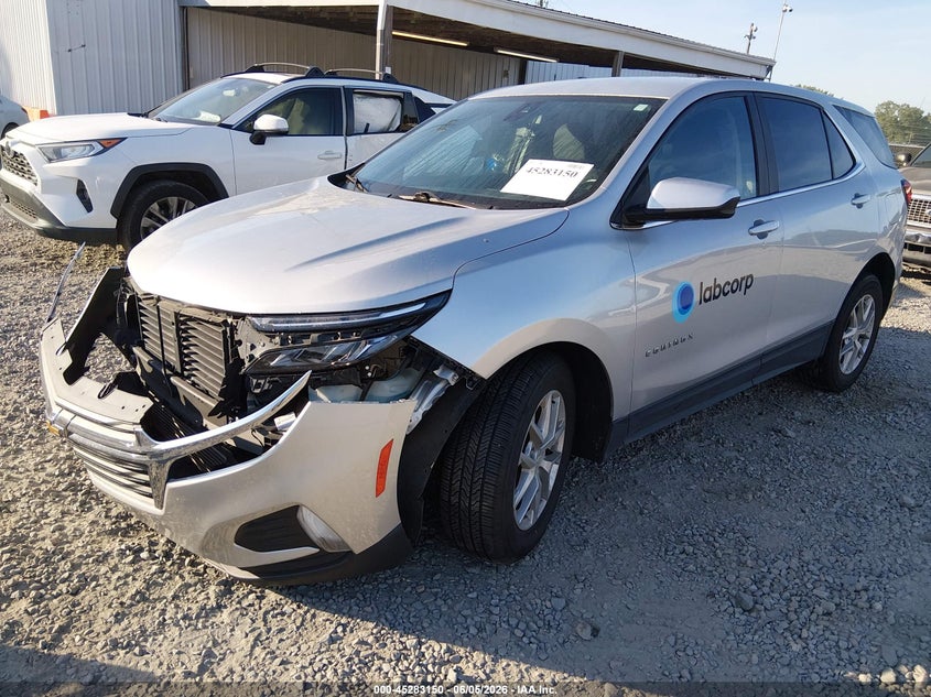 Vin: 2gnaxjev1n6143720, lot: 45780986, chevrolet equinox fwd 2fl 20222