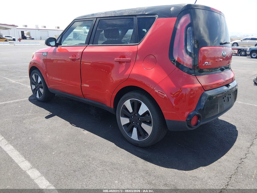 Vin: kndjp3a51g7293663, lot: 45781009, kia soul + 20163