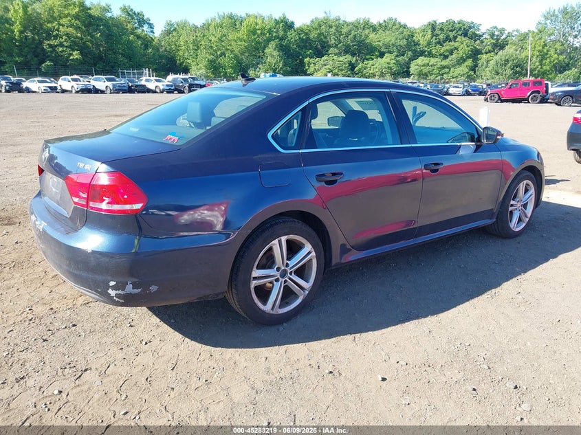 Vin: 1vwbt7a33ec098123, lot: 45781055, volkswagen passat 1.8t se 20144