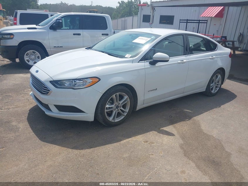 Vin: 3fa6p0uu8jr100177, lot: 45781061, ford fusion hybrid s 20182