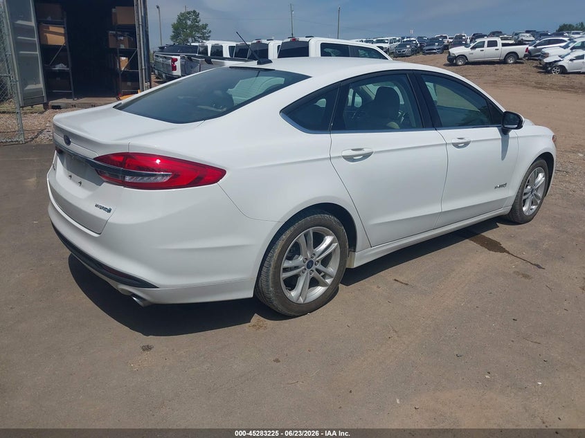 Vin: 3fa6p0uu8jr100177, lot: 45781061, ford fusion hybrid s 20184