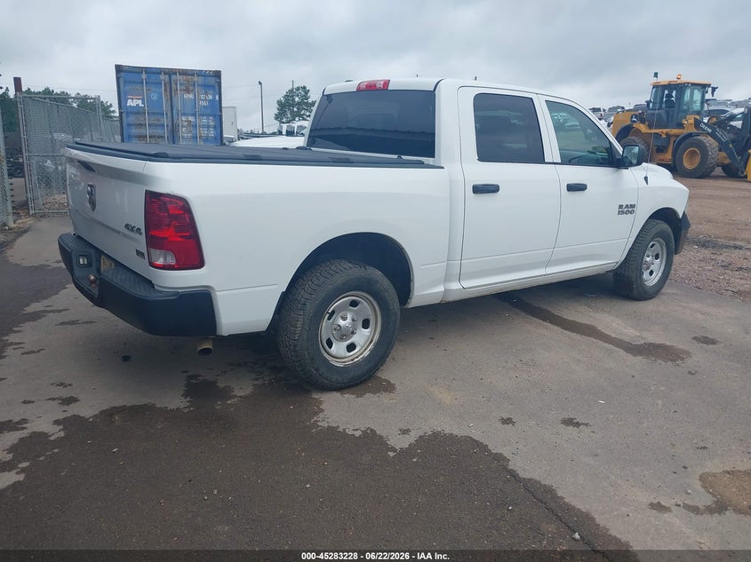 Vin: 1c6rr7kg5hs551774, lot: 45781064, ram 1500 tradesman  4x4 5'7 box 20174