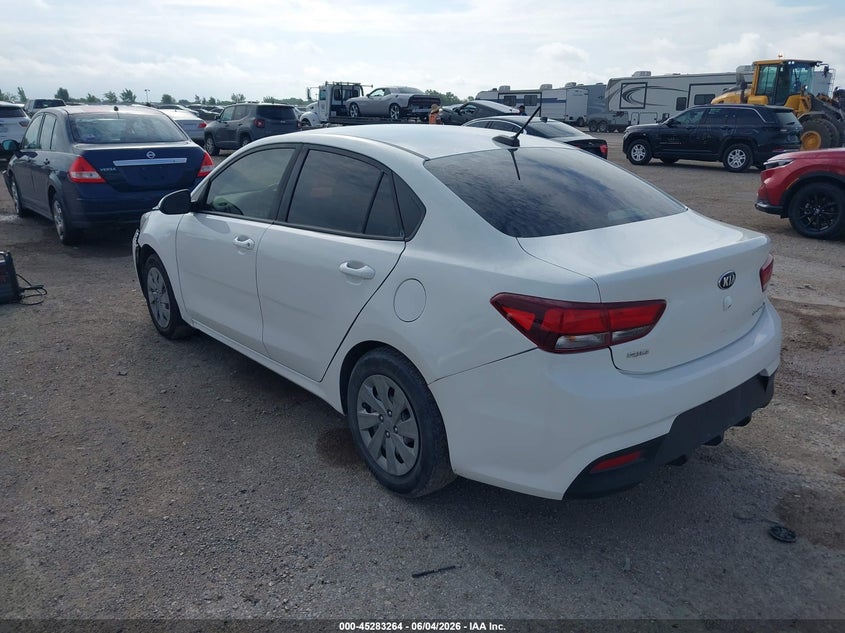 Vin: 3kpa24ad5le256315, lot: 45781100, kia rio s 20203