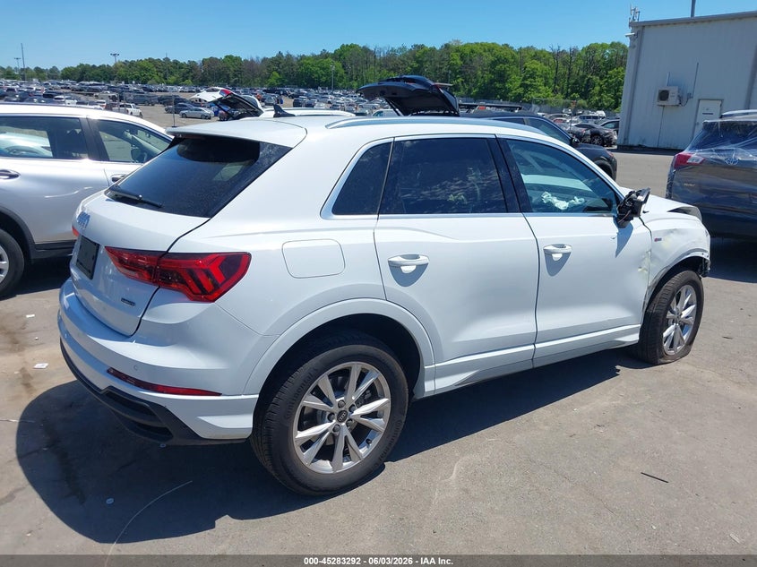 Vin: wa1decf37s1092835, lot: 45781128, audi q3 premium 45 tfsi s line quattro tiptronic 20254