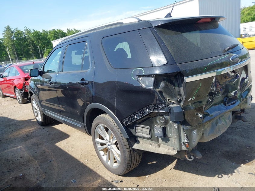 Vin: 1fm5k8d81kga26207, lot: 45781129, ford explorer xlt 20193