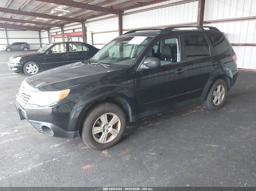 Vin: jf2sh6bc3ah783606, lot: 45781139, subaru forester 2.5x 20102