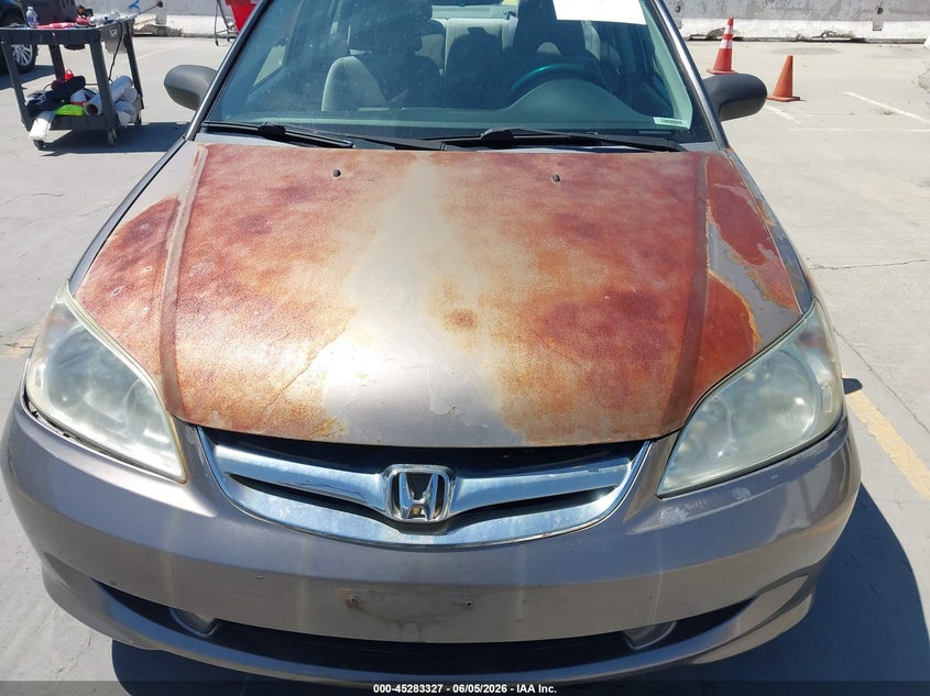 2004 Honda Civic Lx VIN: 2HGES16534H565452 Lot: 45283327