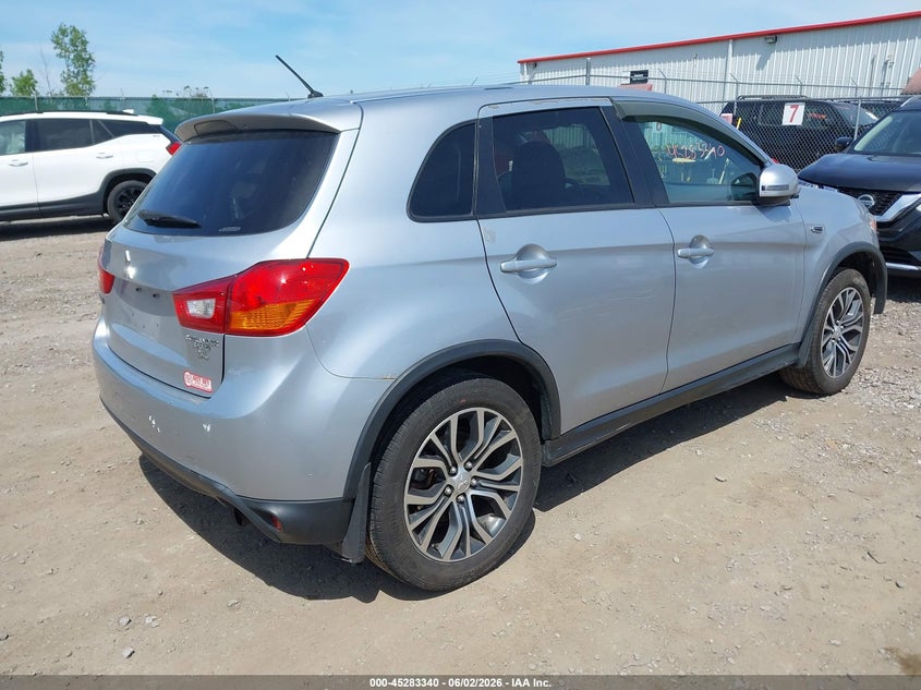 Vin: ja4ar3aw7gz042485, lot: 45781176, mitsubishi outlander sport 2.4 es 20164