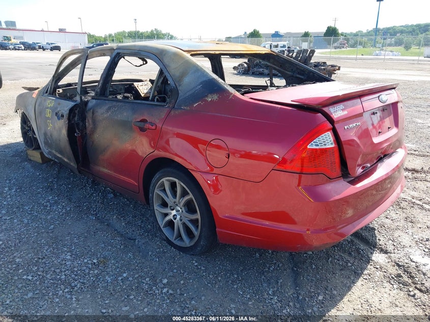 Vin: 3fahp0ha7br114114, lot: 45781203, ford fusion se 20113