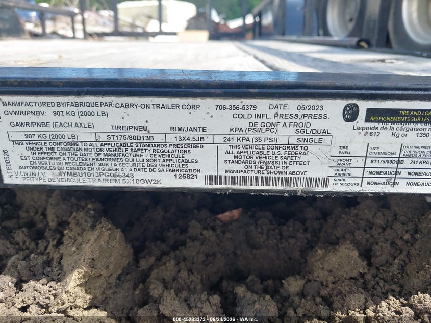 2023 OTHER UTILITY TRAILER MFG OTHER TRAILER N/A