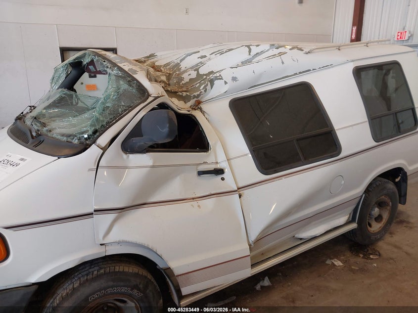 1998 Dodge Ram Van 1500 Commercial/Conversion VIN: 2B6HB11X6WK124445 Lot: 45283449