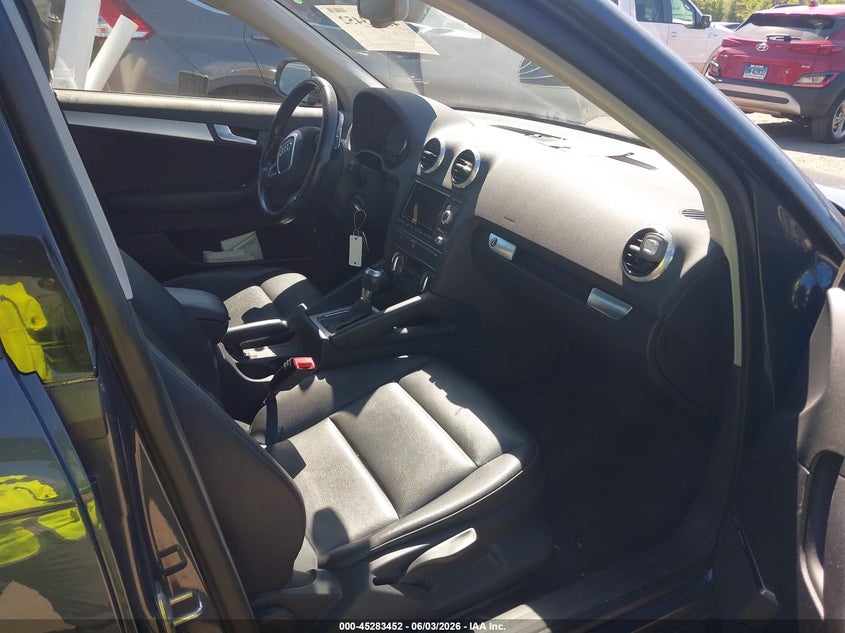 2013 AUDI A3 HATCHBACK 2.0L I-4 DI, DOHC, TURBO, 140HP