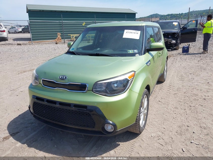 Vin: kndjp3a57g7867344, lot: 45781295, kia soul + 20162
