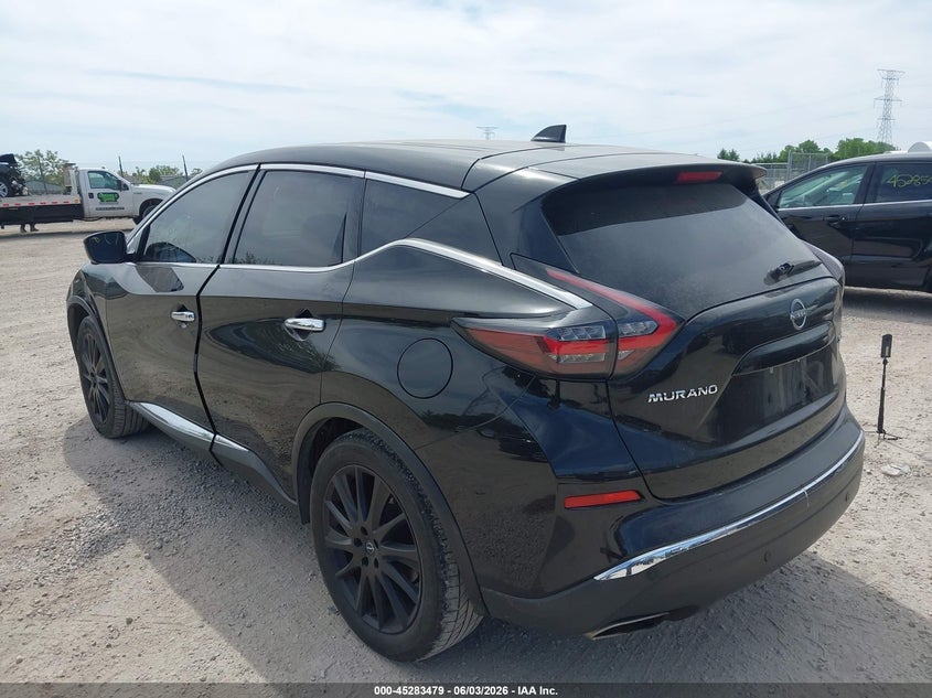 Vin: 5n1az2cs4pc122027, lot: 45781315, nissan murano sl intelligent awd 20233