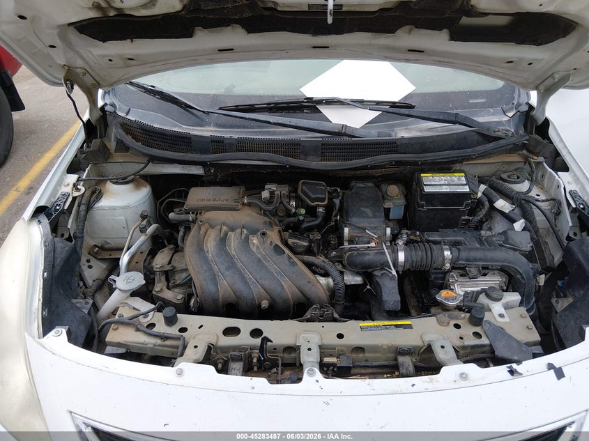 2014 Nissan Versa 1.6 S/1.6 S+/1.6 Sl/1.6 Sv VIN: 3N1CN7AP9EK458397 Lot: 45283487