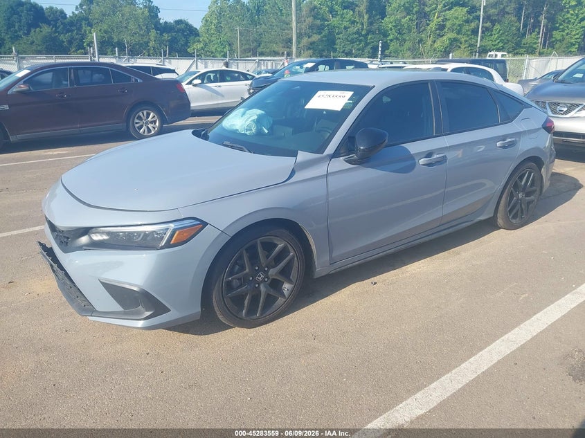 Vin: 19xfl2h8xpe002668, lot: 45781395, honda civic sport 20232