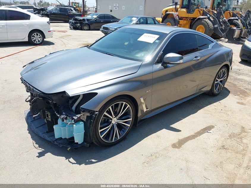 Vin: jn1ev7ek3hm360851, lot: 45781404, infiniti q60 3.0t premium 20172