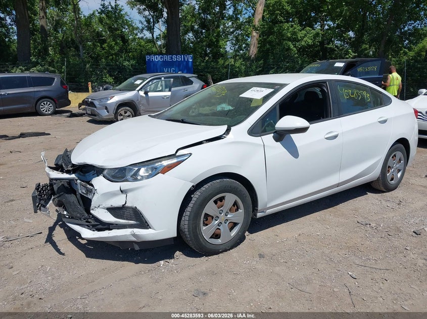 Vin: 1g1bc5sm1j7218382, lot: 45781429, chevrolet cruze ls auto 20182
