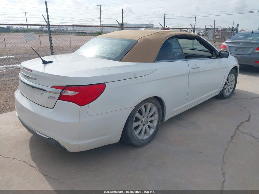 Vin: 1c3bc2eg0bn529542, lot: 45781441, chrysler 200 touring 20114