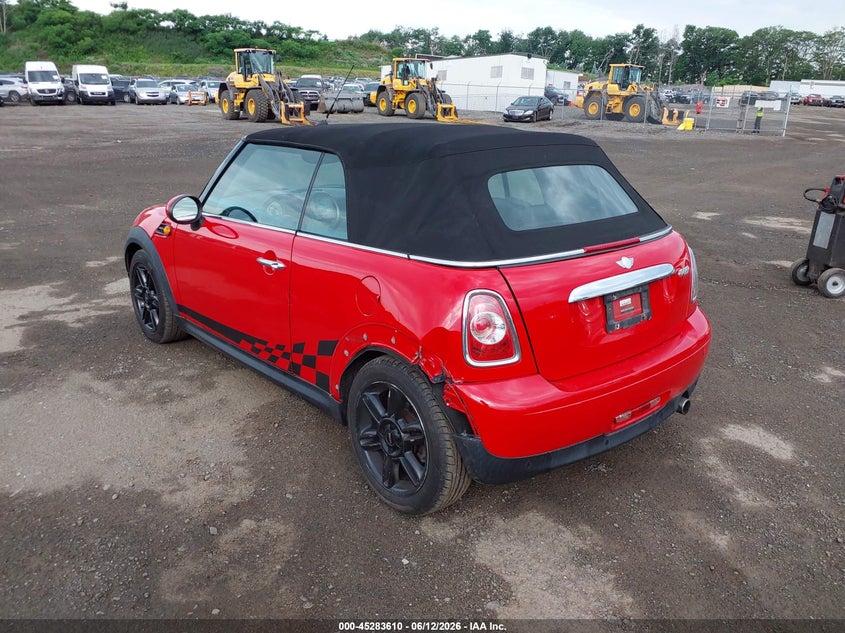 2014 MINI CONVERTIBLE auction photo 3