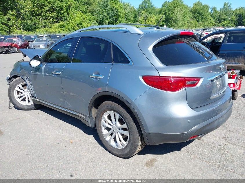 Vin: jn8cs1mw6hm412878, lot: 45781502, infiniti qx70 20173