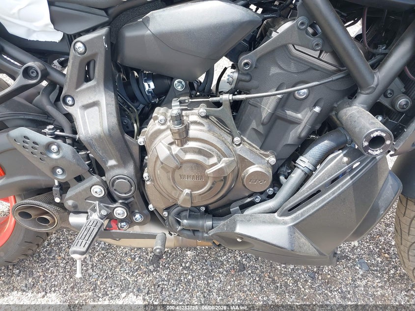 2019 Yamaha Mt07 VIN: JYARM27E9KA004128 Lot: 45283725