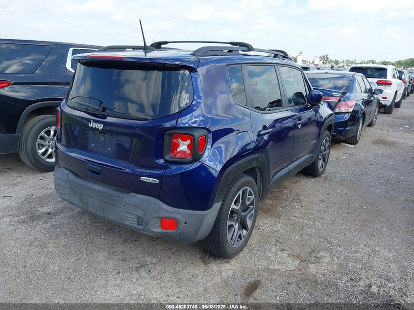 Vin: zaccjabb8jpg74147, lot: 45781585, jeep renegade latitude fwd 20184