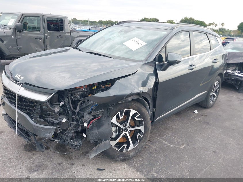 2024 KIA SPORTAGE HYBRID 1.6L I-4 DI, DOHC, V(VIN: KNDPVCDG1R7146307