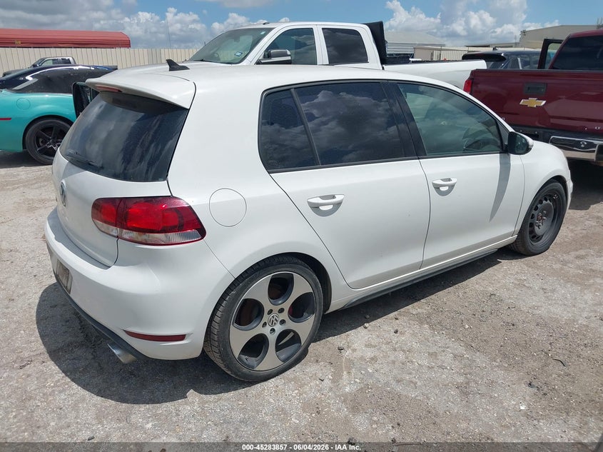 Vin: wvwgv7aj3cw295208, lot: 45781693, volkswagen gti 4-door 20124
