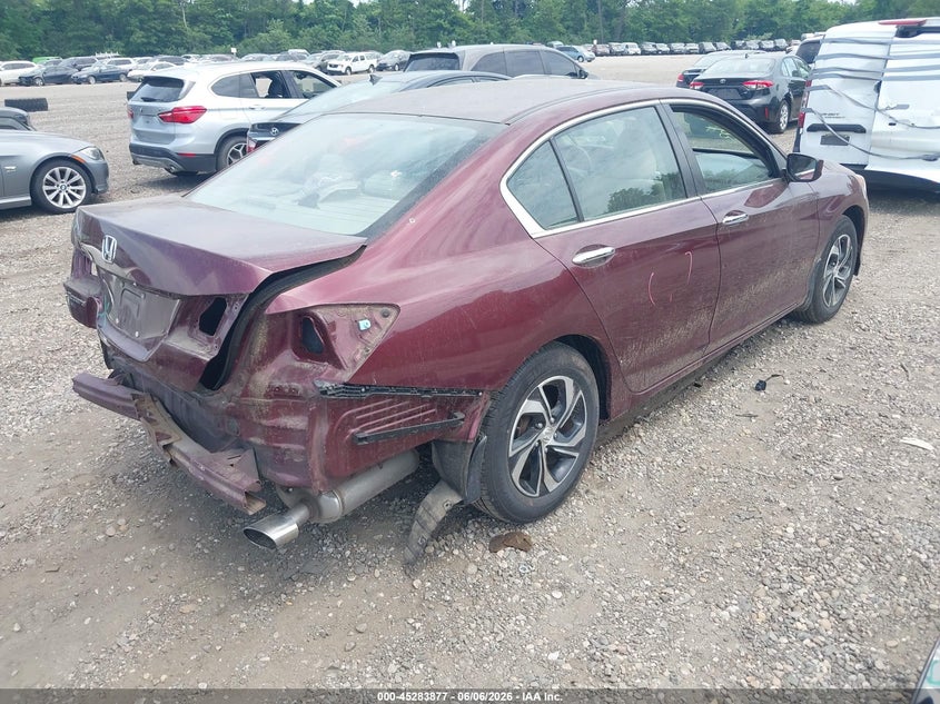 Vin: 1hgcr2f32ga085008, lot: 45781713, honda accord lx 20164