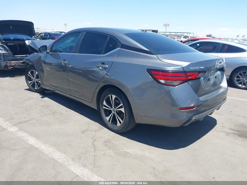 Vin: 3n1ab8cv9my255880, lot: 45781826, nissan sentra sv xtronic cvt 20213